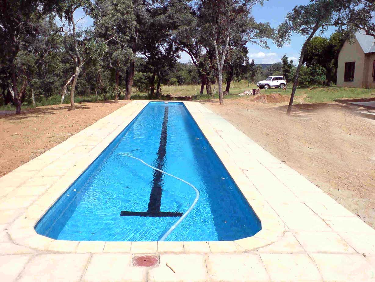 Lap pool completed