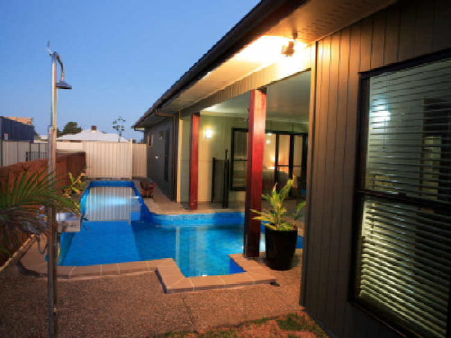 Emerald lap pool